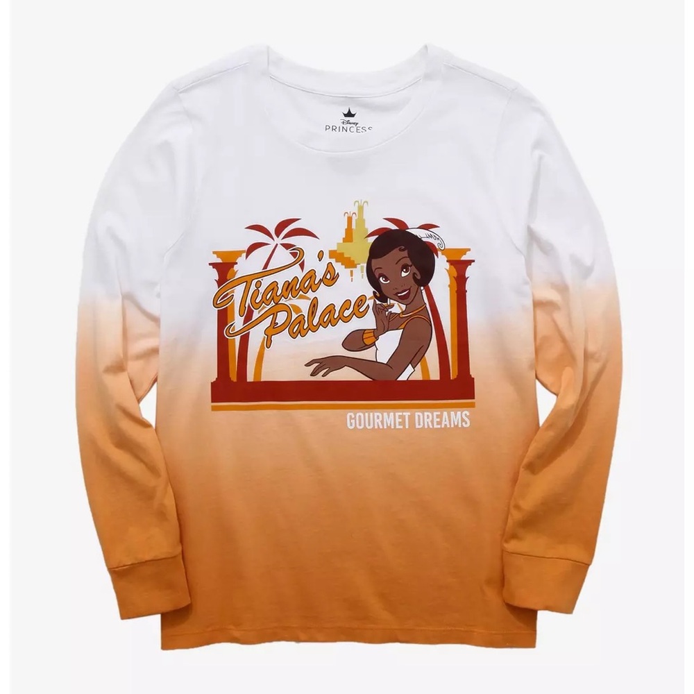 Disney The Princess and the Frog Tiana’s Palace Dip-dye/Ombre Long Sleeve Shirt